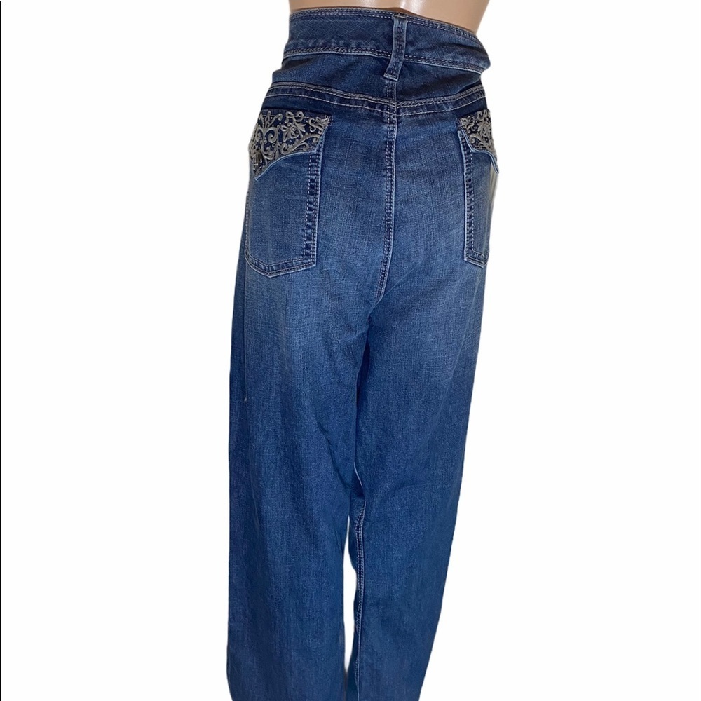Melissa McCarthy Seven7 Women's Blue Boot Cut Jeans - Picture 3 of 8